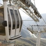 Teleférico cruzando el Cañón del Chicamocha