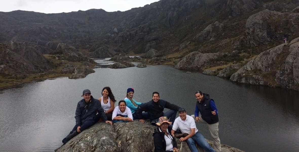 Panorámica de una de sus 57 lagunas